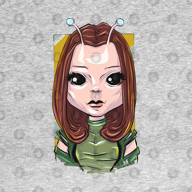 Pop Culture Caricature #21 - Mantis by yazgar